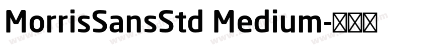 MorrisSansStd Medium字体转换